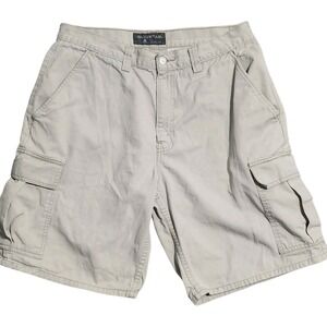 Y2K Levi's SilverTab‎ Cargo Shorts Mens Size 34 Beige Classic Retro